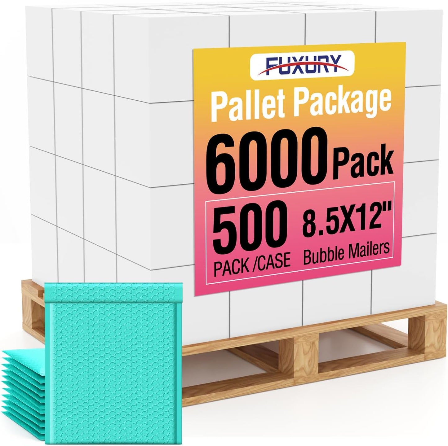 Fuxury Bubble Mailers 10.5x16 Inch 40 Pack Self Seal Padded Envelopes Waterproof Mailing Envelopes Bubble Padded Cushioning Padded Mailers Bubble Bags for Packaging Small Business Large #5 Black