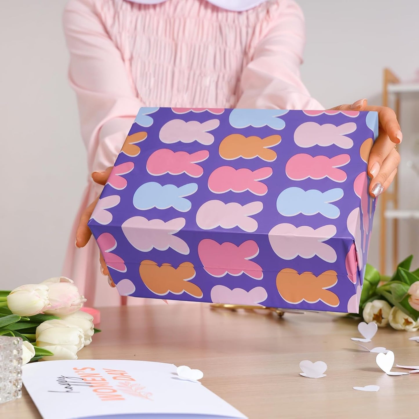 Metronic Cute Poly Mailers 10x13" 50pc Small Shipping Bags, Strong Adhesive Mailers Poly Bags for Business, Waterproof Mailing Envelopes for Packing Shipping Clothes Gifts, Gradient BluePink