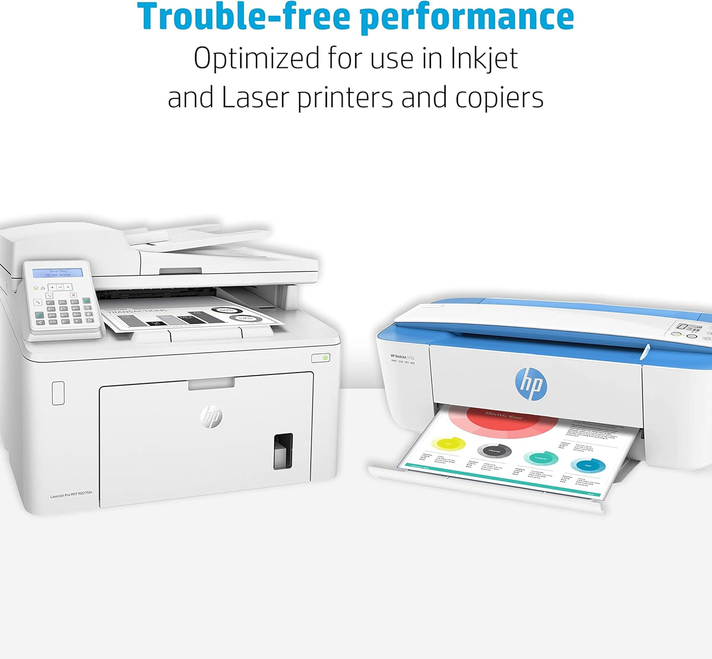 HP Printer Paper | 8.5 x 11 Paper | Premium 24 lb | 1 Ream - 500 Sheets | 100 Bright | Made in USA - FSC Certified | 112400R