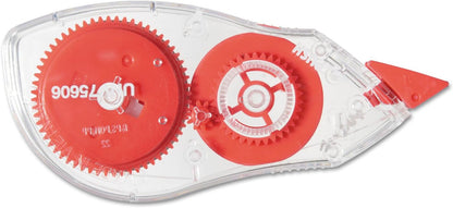 Universal 75606 Correction Tape with Two-Way Dispenser, Non-Refillable, 1/5-Inch x 315-Inch, 6/Pack