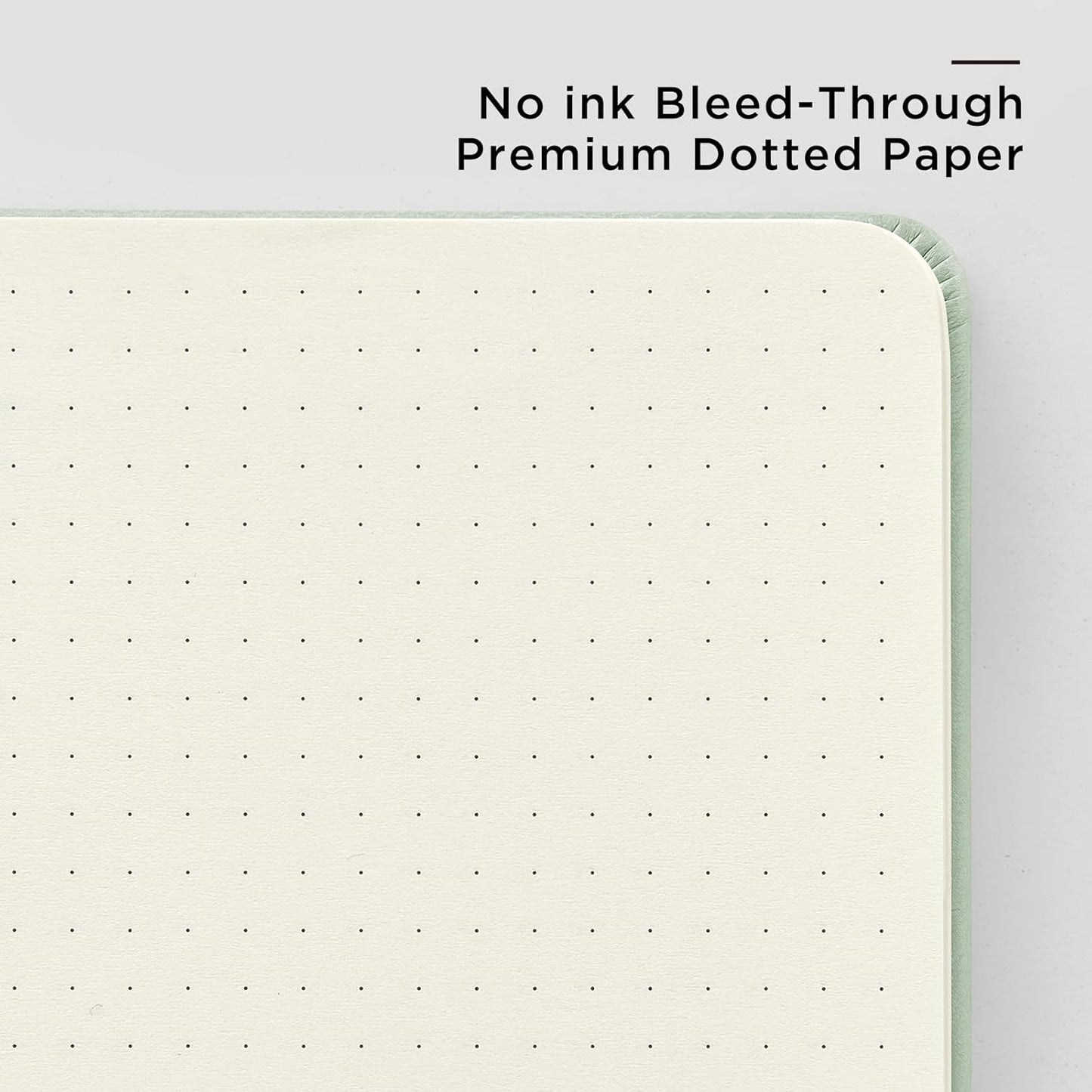 &And Per Se Lined Journal Notebook, 160 Pages, A5 5.7 x 8 inches College Ruled Thick Paper Notebook Journals for Writing, Hardcover Notebooks for Women Men Office School (1 Pack, Green) - Colors B