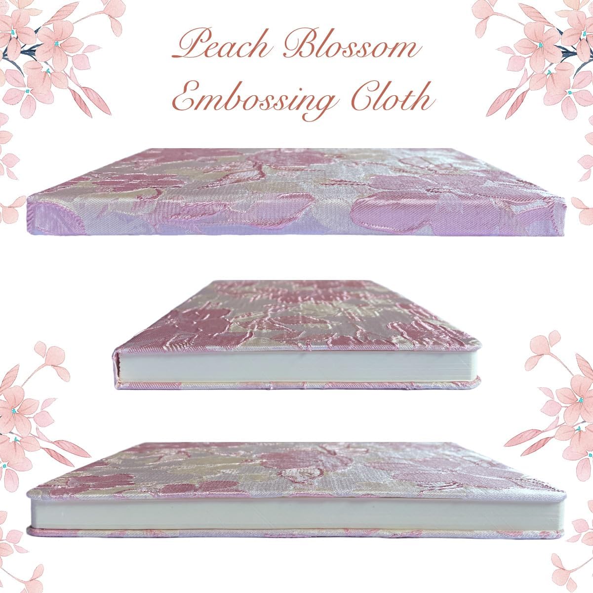 ipoul Flower Notebook, A5, 6x8, Hardcover, Lay Flat, Lined Paper, Journal for Women, Writing Notebook, Pretty, Hibiscus, Pink, Birthday Gifts for Women, Wedding Shower Gifts, Mothers Day Gift