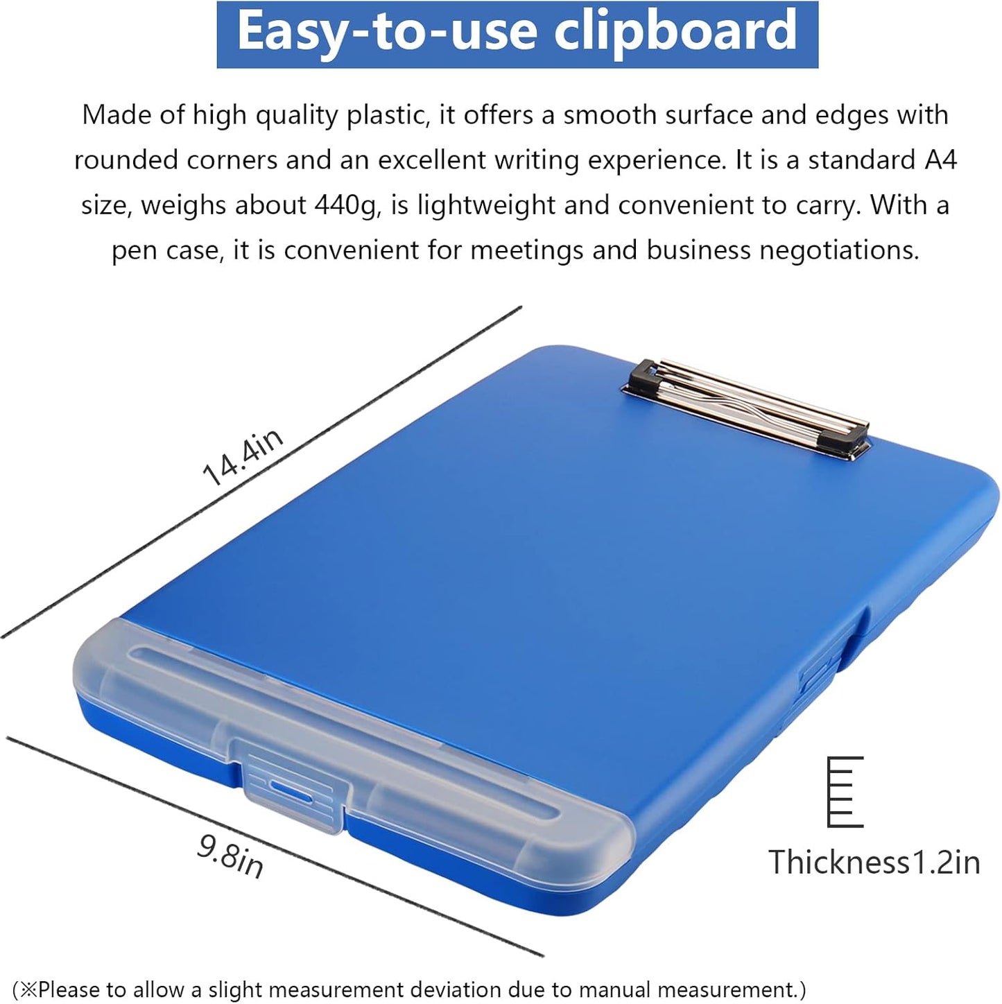 SFLHHDM Purple Clipboard, Clip Boards 8.5x11, Teacher Clipboards with Storage, Plastic Clipboard with Pen Holder, Clipboards Storage for Women Teachers Work, School & Office Supplies