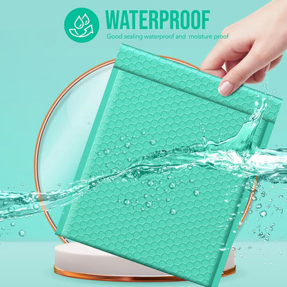Fuxury Bubble Mailers 10.5x16 Inch 40 Pack Self Seal Padded Envelopes Waterproof Mailing Envelopes Bubble Padded Cushioning Padded Mailers Bubble Bags for Packaging Small Business Large #5 Black