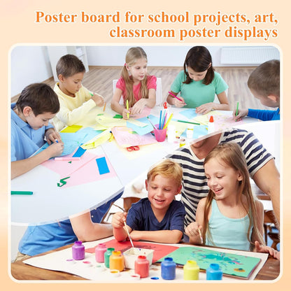 Joyberg 18Pack Poster Board, 11in x 14in White Poster Boards, Posterboard, Poster Board Paper for Crafts, DIY, Drawing