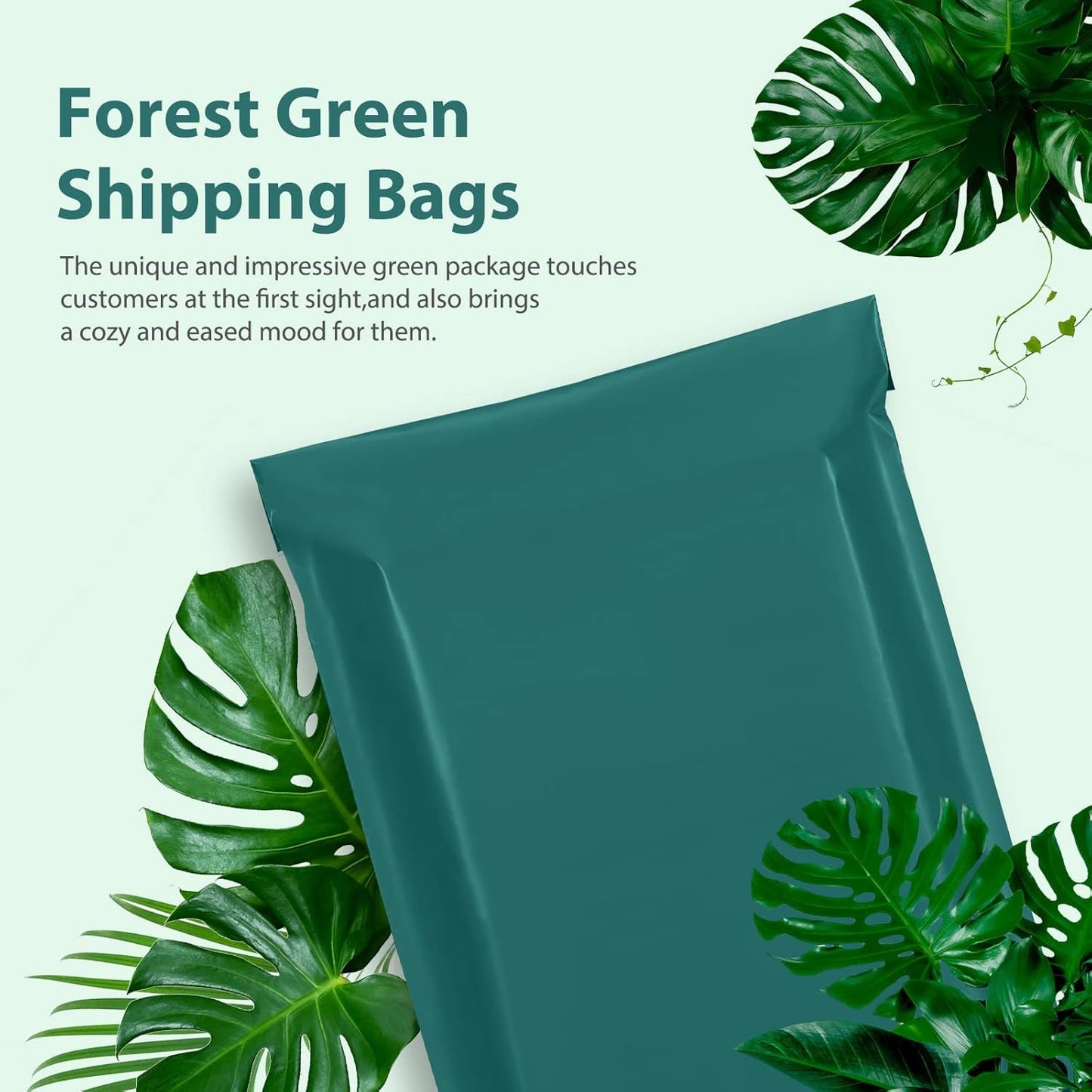 Fuxury Poly Mailers 10x13 Inch 50 Pcs, Waterproof Shipping Bags for Clothing, Strong Adhesive Shipping Envelopes for Small Business Suppliers, Self Seal Mailers Poly Bags Mailing Envelopes Purple