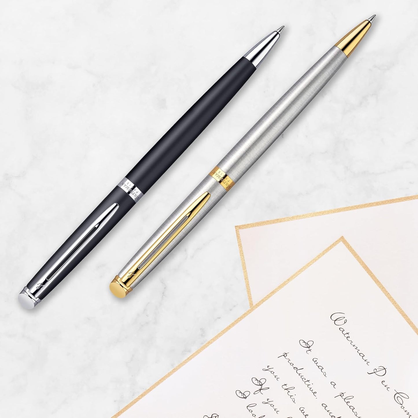 Waterman Hemisphere Essential Matte Black Chrome Trim - S0920850