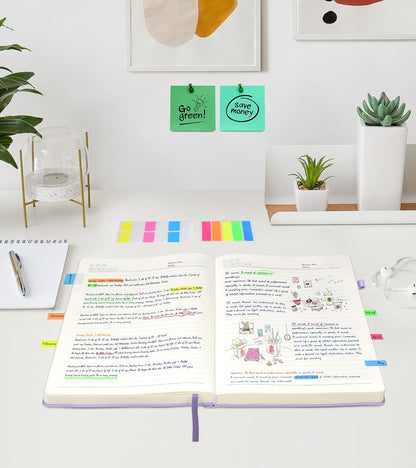 Lined Journal Notebook -365 Pages A5 Thick Journals for Writing Ruled Notebook, Hardcover Leather Journal for Women Men Daily Journal Notebook for Work, Note Taking, 100Gsm Lined Paper( 5.75'' X 8.38'' Green)