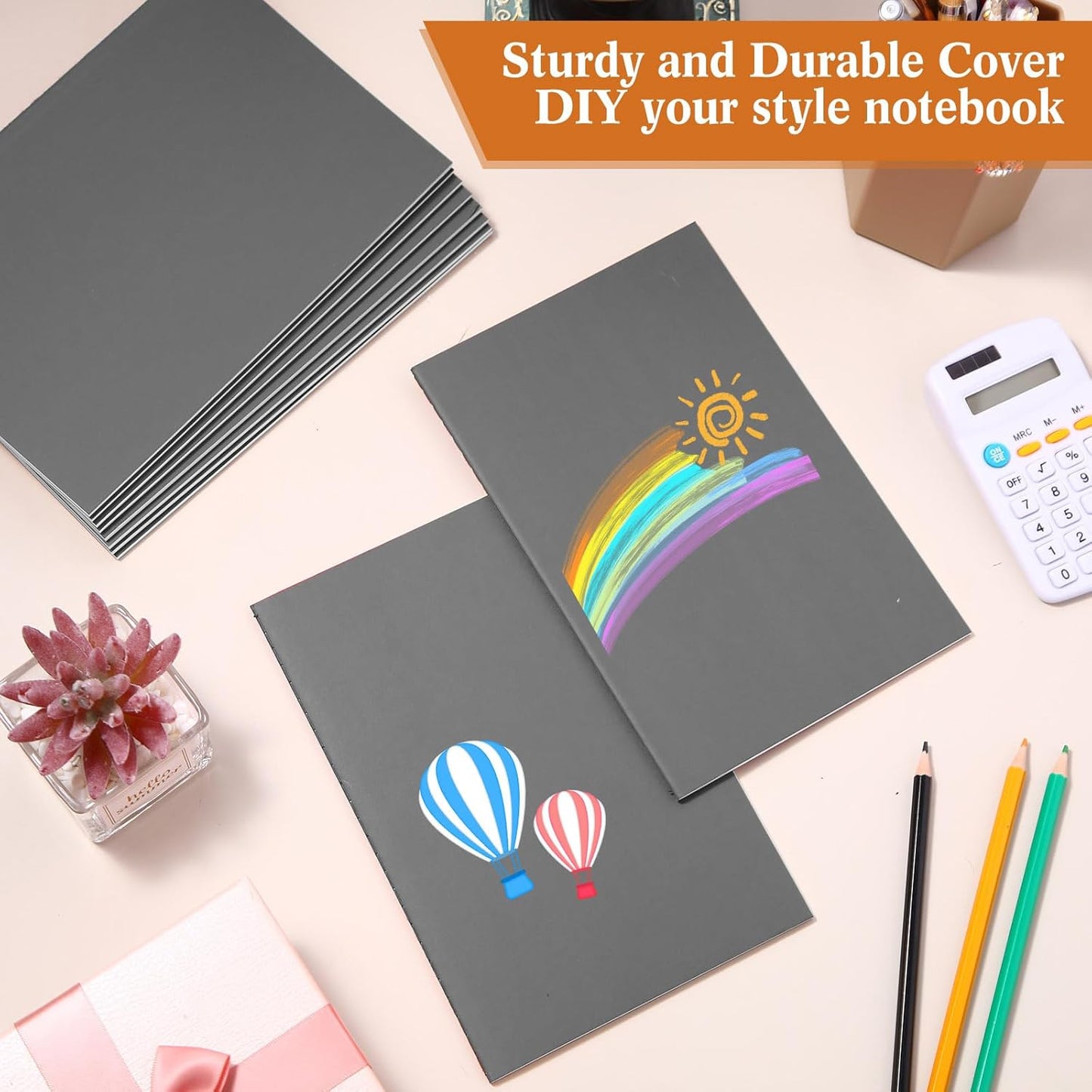 Mimorou 100 Pcs Journals Notebooks Bulk - Kraft Softcover A5 Small Notebooks 5.5 Inch x 8.3 Inch Notepads with 60 Page 30 Sheet for Writing Sketch Travel Office Supplies(Navy Blue,Lined)