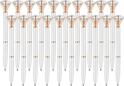 PASISIBICK 3.2 in Black Ink Ballpoint Pen Refills for Metal Diamond Pen(Pack of 20)