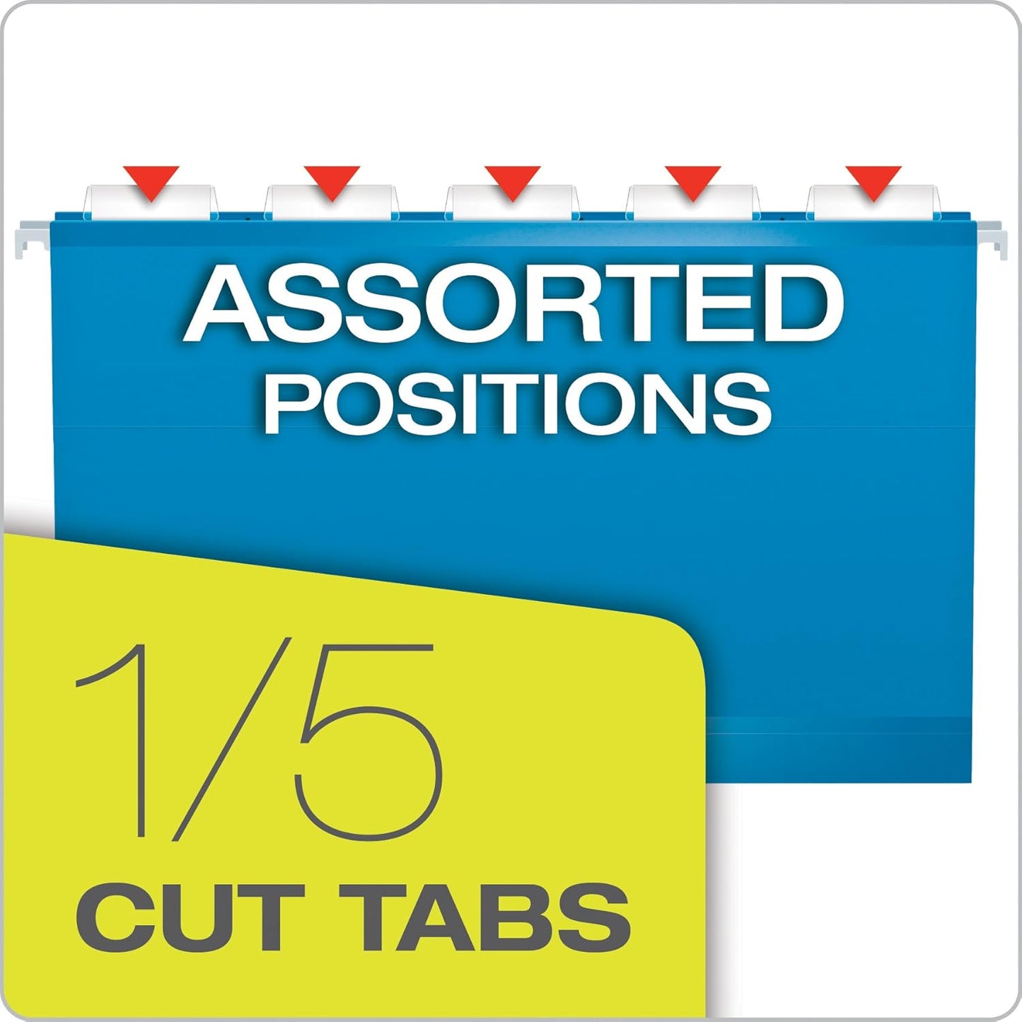 Pendaflex Hanging File Folders, Legal Size, Aqua (PFX415315AQU)