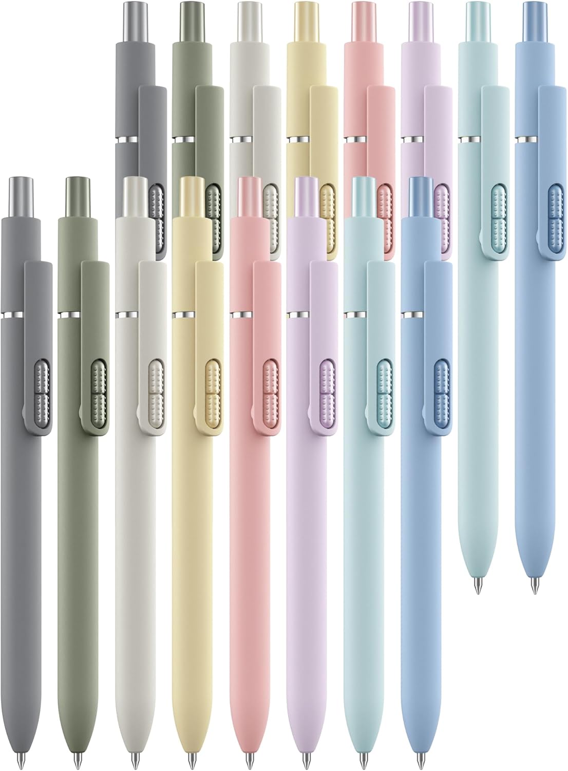 8 Pcs Black Ballpoint Pens - 1.0mm Medium Point Smooth Writing Black Ink Ball Point Pens | High-end Long Lasting Retractable Pen for School, Home, Office (Vintage-8pcs)