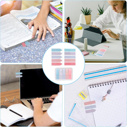 600 Pcs Sticky Indexing Tabs Page Markers Sticky Index Tab Post Tabs Flags Stickers Book Annotation Bookmark Notes for Book Notes Easy Remove Reading Index Folders File Note