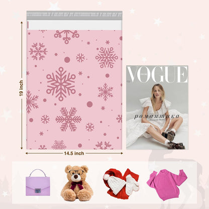 Metronic Cute Poly Mailers 10x13" 50pc Small Shipping Bags, Strong Adhesive Mailers Poly Bags for Business, Waterproof Mailing Envelopes for Packing Shipping Clothes Gifts, Gradient BluePink