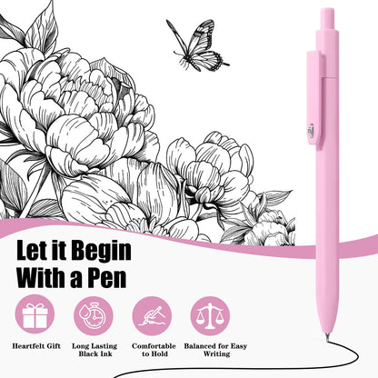 Piochoo Calligraphy Pens,8 Size Calligraphy Pens for Writing,Brush Pens Calligraphy Set for Beginners, Hand Lettering Pens