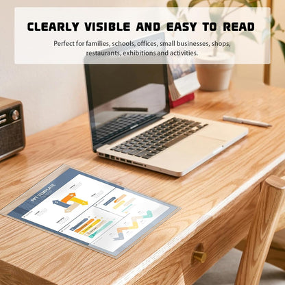 VOKOY 100 Pack No Holes Sheet Protectors,8.5" x 11", Letter Size Heavy Duty Clear View Page Protectors Without Holes,Top Loading Clear Paper Sleeves Document Artwork Protectors