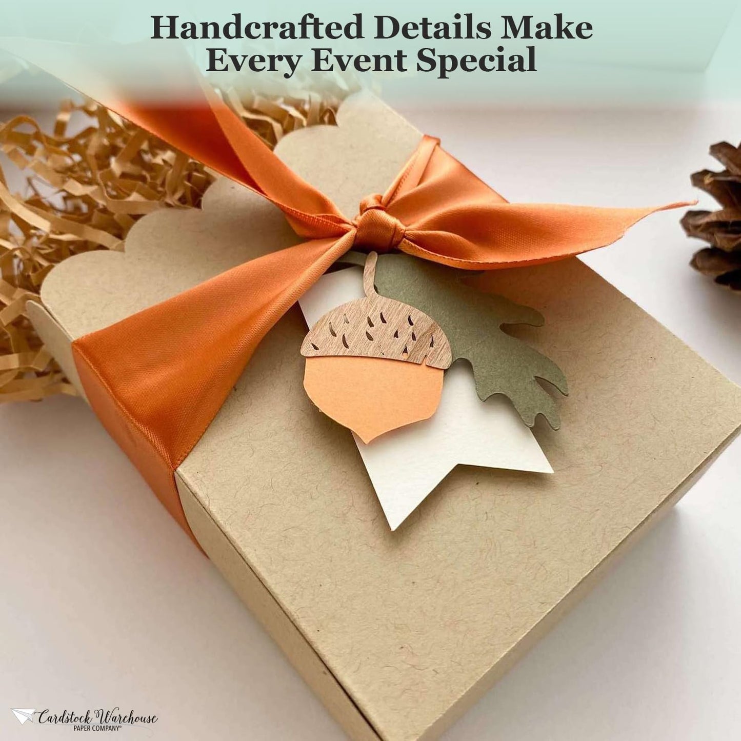 Cardstock Warehouse Speckletone Oatmeal Light Brown Card Stock Paper – 25 Sheets, 8.5 x 11", 80 lb/215 gsm – 100% Recycled, Premium Matte Finish for Cardmaking, Printing, Crafts & DIY Projects