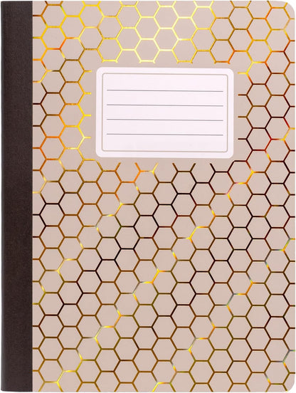 Pukka Pad, Composition Notebooks - 3 Pack of Journals Featuring 140 Pages of College Ruled 80GSM Paper with Sturdy Cover Stock - 9.75 x 7.5in - Bloom