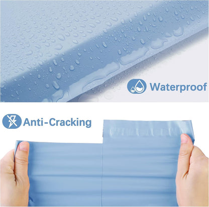 Metronic Poly Mailers 10x13 300 Pcs, Small Shipping Bags for Clothes, Shipping Envelopes for Small Business, Strong Adhensive Mailing Bags, Haze Blue