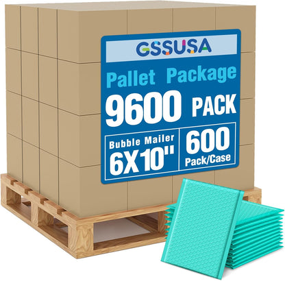 GSSUSA Black Bubble Mailers 4x8 Inches 50 Pack, Usable Size 4X7" Bubble Envelopes for Small Business, Padded Envelope, Shipping Mailers, Packaging Bags, Mailing Envelopes, Shipping Supplies