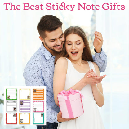 Inspirational Sticky Notes Gifts - 9 Pack Funny Positive Quotes Notepads 3x3 Inches, Fun Motivational Self-Adhesive Memo Pads Office Study Supplies for Friends Coworkers (450 Sheets)