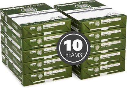 Boise X-9 Multi-Use Printer & Copy Paper, 5 Reams, White, Ledger (11in x 17in), 2500 Sheets Per Case, 20 Lb, 92 Brightness