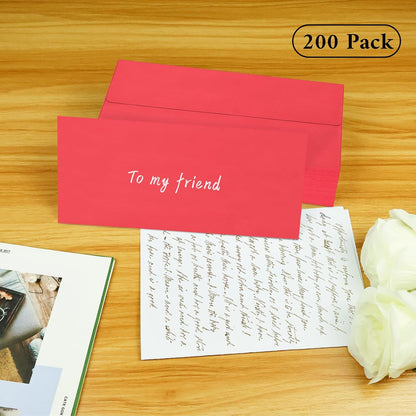 50 Pack #10 Business Envelopes, Sage Green Standard Envelopes Self Seal, Letter Size Mailing Envelopes for Checks Letters Invoices Statements Birthday Graduation Wedding, 4 1/8 x 9 1/2 Inch