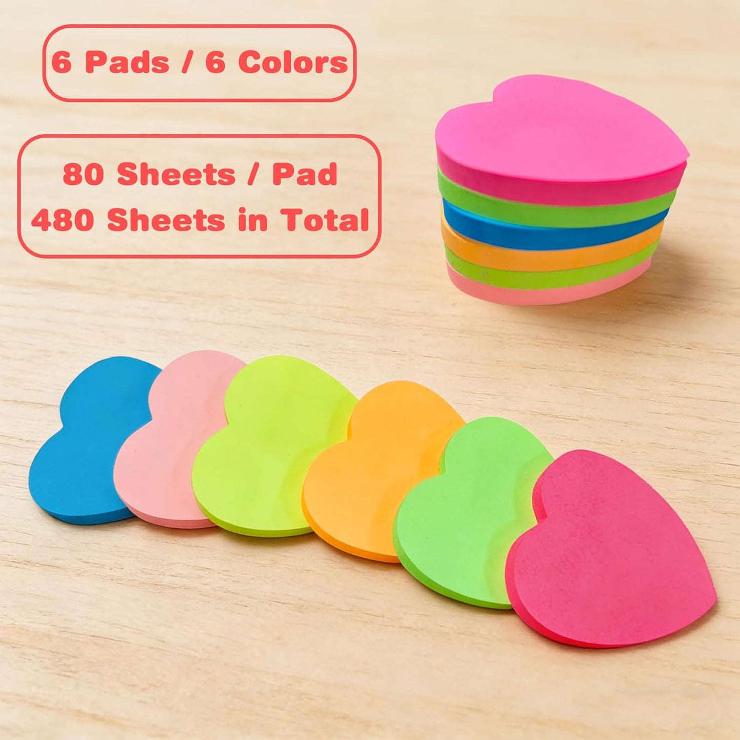 OHOME Sticky Notes - 12 Pads, 3”x3” - Colorful Self-Stick Post Notes Bulk - Office Desk Accessories | Teacher Classroom Must Haves,Aesthetic School Supplies for Home,Back to School Essential