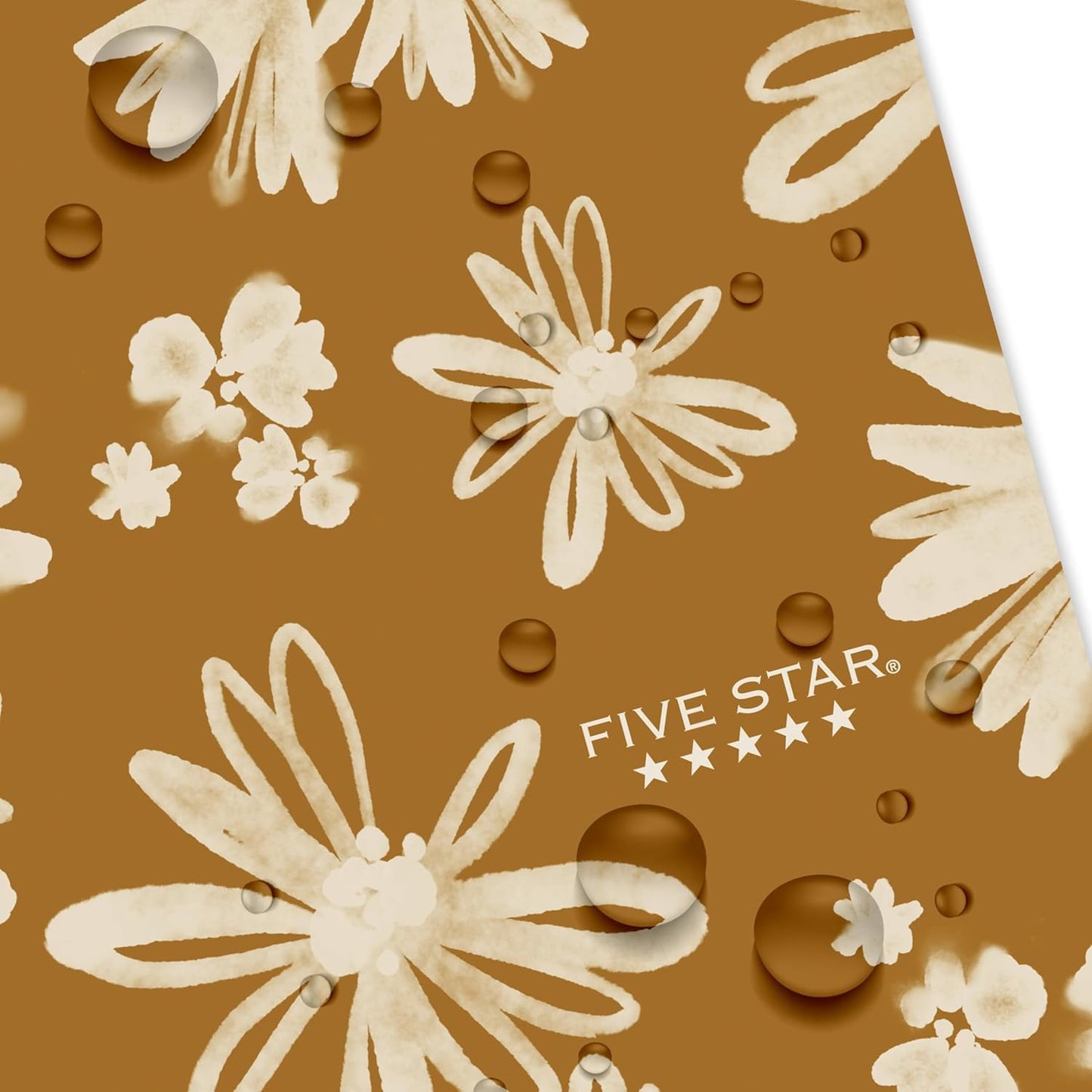 Five Star Spiral Notebook + Study App, 1 Subject, College Ruled Paper, 8-1/2" x 11", 80 Sheets, Fights Ink Bleed, Water Resistant Cover, Soft Petals Blue (820441F-ECM)