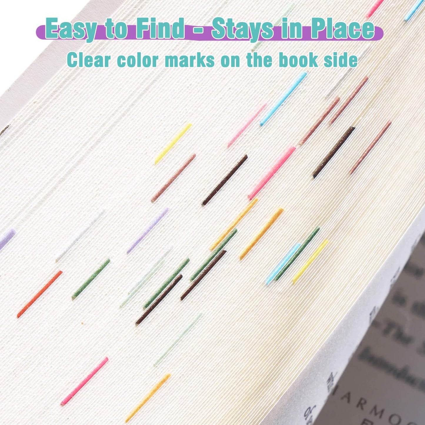 Color Arrow Sticky Tabs for Books - 600pcs Writable Index Labels for Precise Marking and Easy Page Location