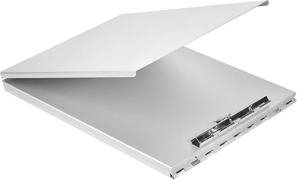 Amazon Basics Aluminum Form Holder Storage Clipboard, 12.5" x 9" Silver
