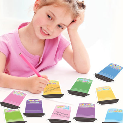 Xqumoi 30 Pack Teacher Sticky Notes - Funny Coffee Cup Self Sticky Notepads Writing Memo Pads for Teacher Appreciation Back to School Office Supplies Coffee Lover Gift Party Favors Goodies Bag Fillers