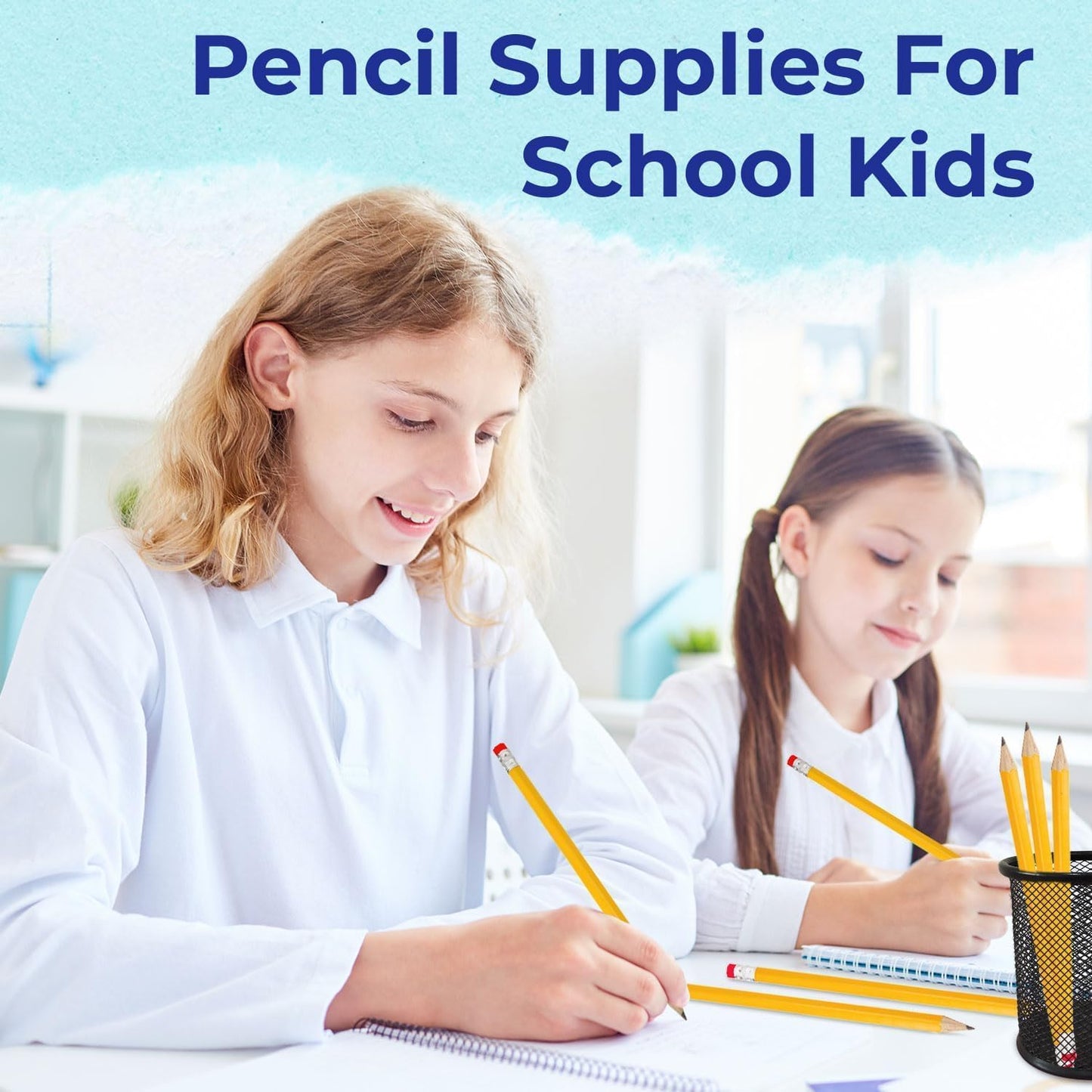 Rosmonde 210 Pack Pre Sharpened Pencils #2, Pencils With Top Erasers, Bulk School & Teacher Supplies, #2 HB, Pre Sharpened for Easy Use, Easy Hold Grip, Bulk Classroom & Office Supplies