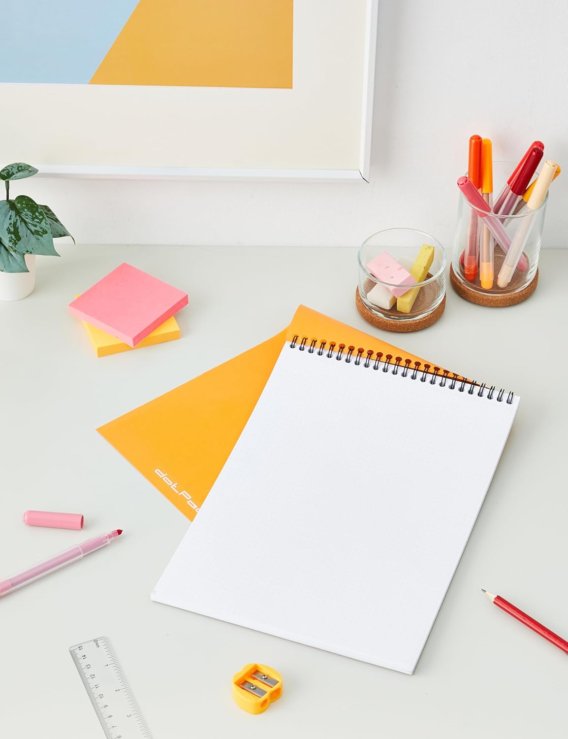 Rhodia Wirebound Pad 8.25x11.75, Lined, Orange
