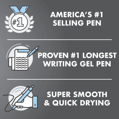 Pilot G2 Premium Refillable And Retractable Gel Ink Pens, Fine Point (0.7mm), 8 Colors, 8 Count (16606)