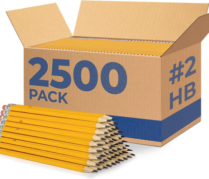 Rosmonde 210 Pack Pre Sharpened Pencils #2, Pencils With Top Erasers, Bulk School & Teacher Supplies, #2 HB, Pre Sharpened for Easy Use, Easy Hold Grip, Bulk Classroom & Office Supplies
