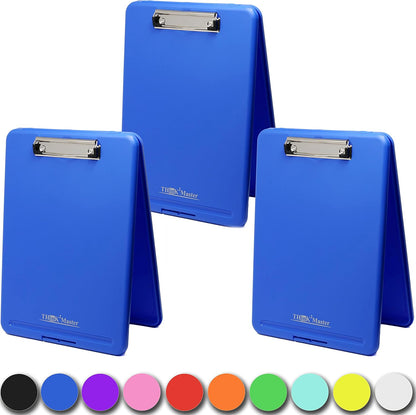 Think2Master Black Plastic Storage Clipboard. | 25% Heavier & 25% Sturdier| Heavy Duty and Won’t Flex or Bend Like Other Brands (Compare The Weight). Storage Compartment Holds 150 Letter Sized Paper.