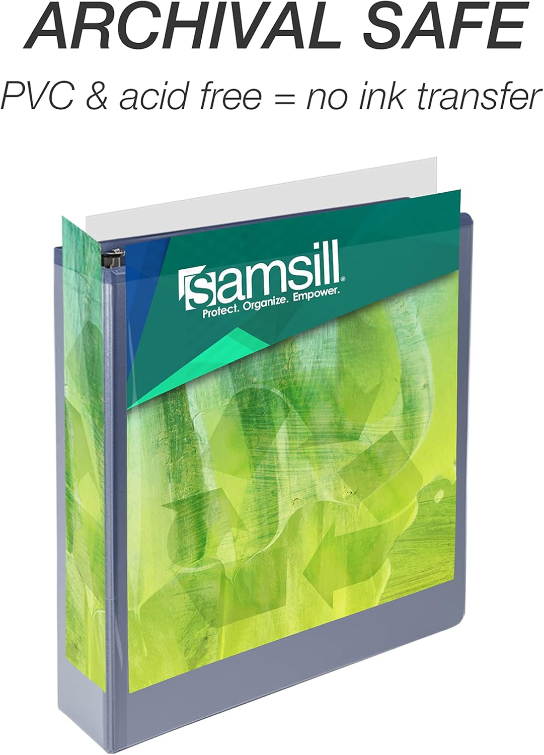Samsill Plant-Based 3 Inch Durable D-Ring, View Binder, Eco-Friendly, USDA Certified Biobased, 4 Count, Pack of 1, Boho Assortment
