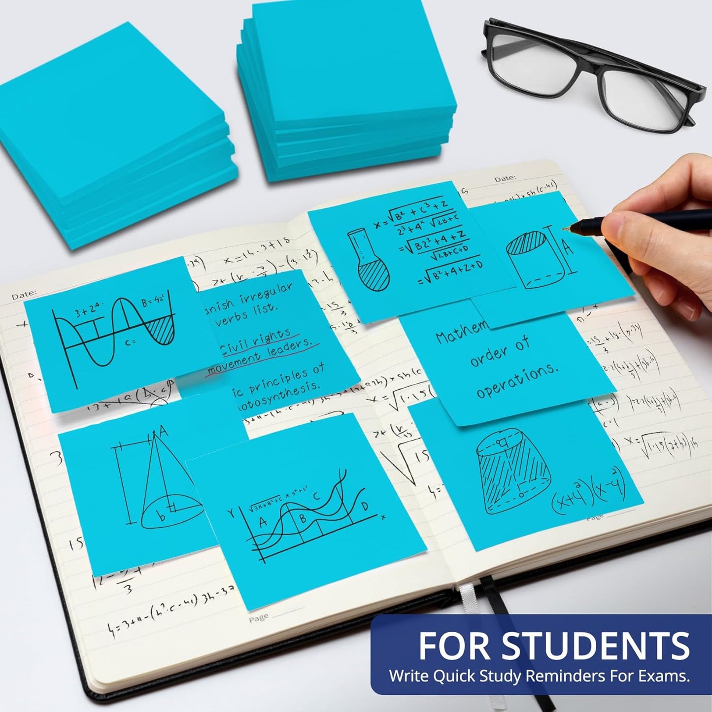 Sticky Notes, 36 Pads, 3x3 Inches Self-Stick Note Pads, Perfect for Office, Study, and Daily Life Organization - Bright