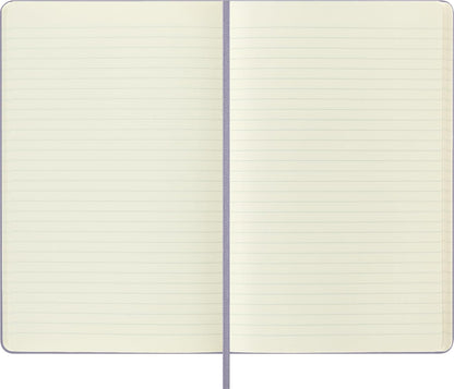 Moleskine Classic Notebook, Hard Cover, Large (5" x 8.25") Ruled/Lined, Aster Grey, 240 Pages