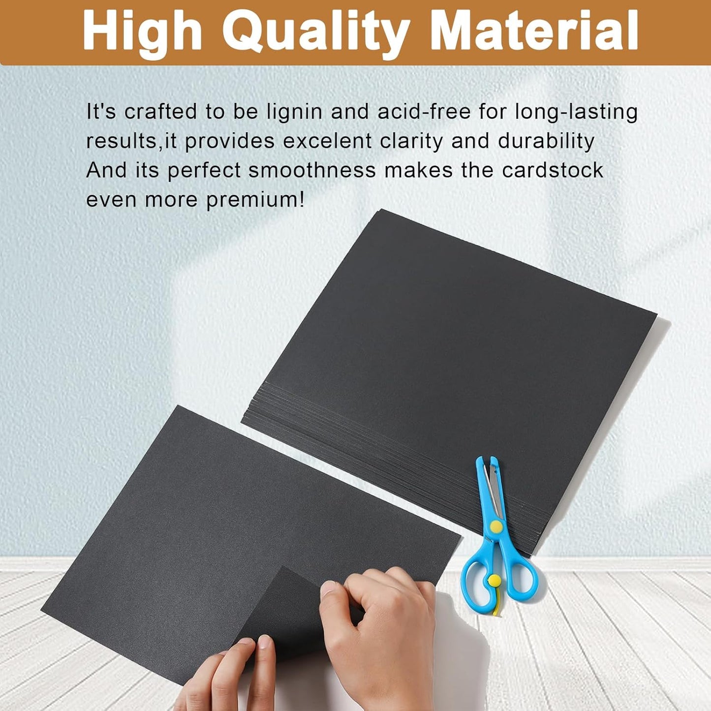 Silunkia 120 Sheets Cream Shimmer Cardstock 8.5 x 11 Off White Paper, 250gsm/92lb Premium Glossy Paper Card Stock for DIY Cards Making, Wedding Invitations, Anniversaries, Business Cards, Menus