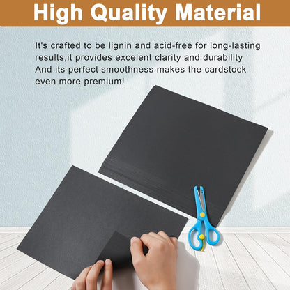 Silunkia 120 Sheets Cream Shimmer Cardstock 8.5 x 11 Off White Paper, 250gsm/92lb Premium Glossy Paper Card Stock for DIY Cards Making, Wedding Invitations, Anniversaries, Business Cards, Menus