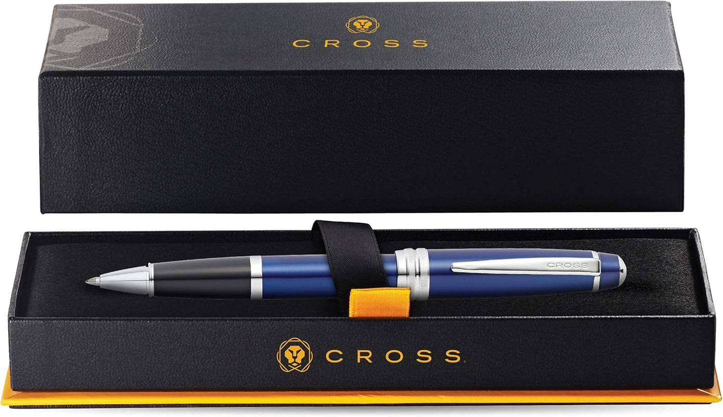 Cross Bailey Matte Red Lacquer Rollerball Pen - Refillable Pen for Smooth Writing - Well-Balanced, Distinctive Design - Easy Handling - Comfortable Grip - Gift-Ready Black Ink