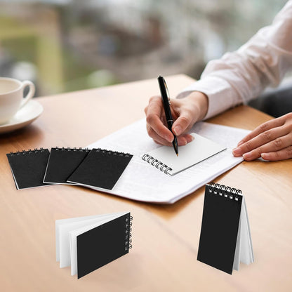 Hooqict 24 Pack Small Pocket Notebook Mini Notebooks Bulk Small Spiral Notepads with 8 Colors, Memo Note Pads for Kids, Work, Office, School, 3.9 x 2.4 Inches