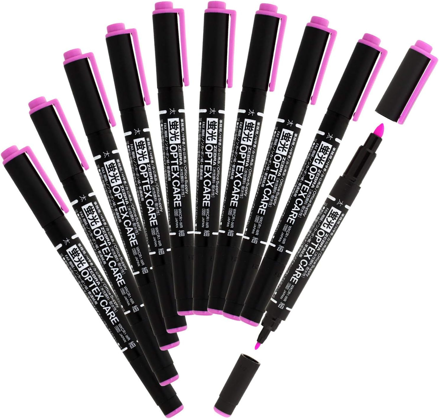 Zebra WKCR1-7C Highlighter Optex Care 7 Colors