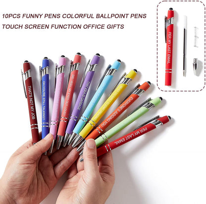 20 Pieces Ballpoint Pen Refills Black Ink 1.0mm Medium Point Smooth Writing Replacement Gel Ink Refills for Retractable Ballpoint Pen School Office Supplies
