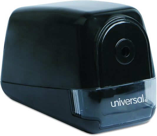 Universal Contemporary Design Electric Pencil Sharpener, Black (30000)