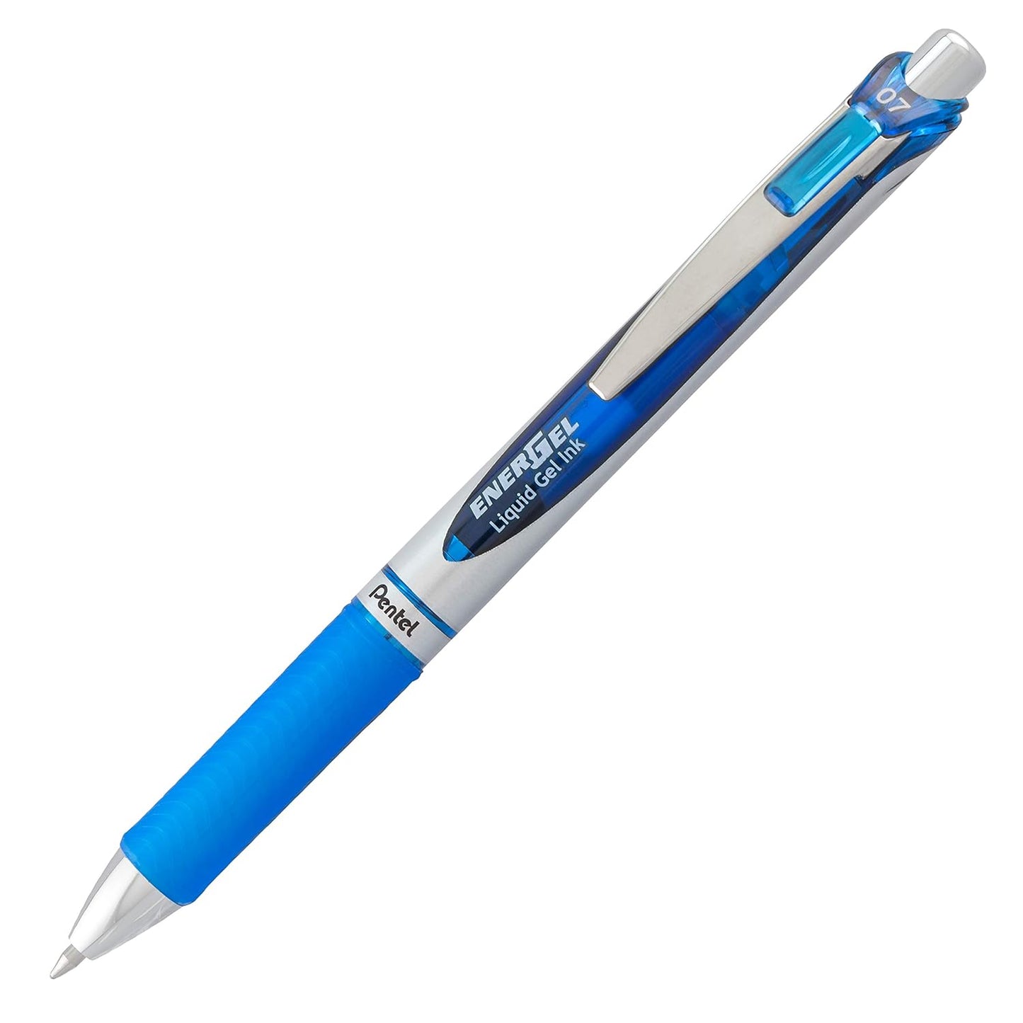Pentel EnerGel RTX Retractable Liquid Gel Pen, 0.7mm, Medium Line, Assorted Ink, 12-Pk (BL77BP12M2)