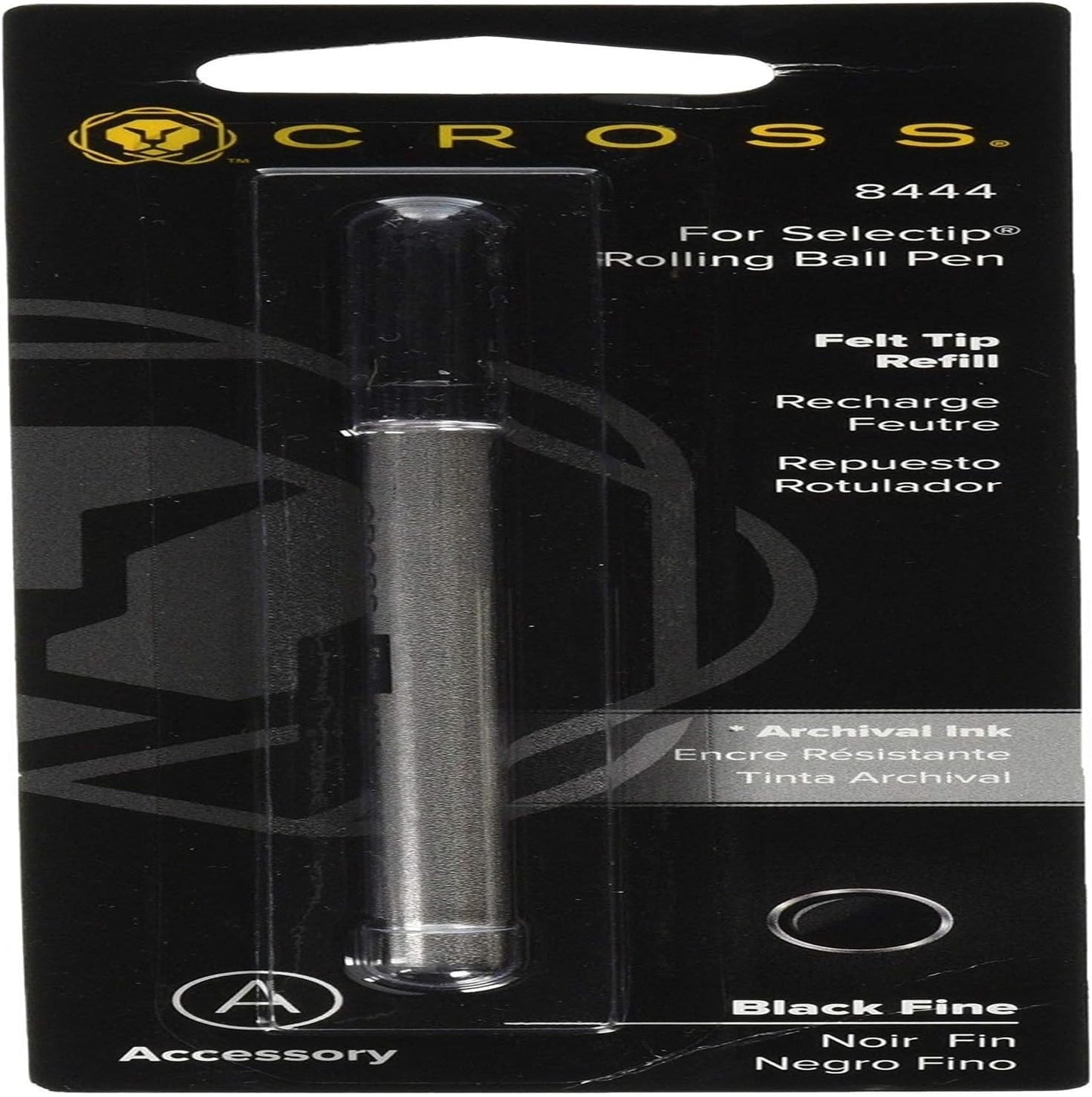 Cross Porous-Point Felt-Tip Refill for Selectip Pens - Blue - Medium - Felt-Tip Refill for Effortless Writing - Fast-Drying - Rich Pigmented Ink - Bold Lines & Smooth Laydown