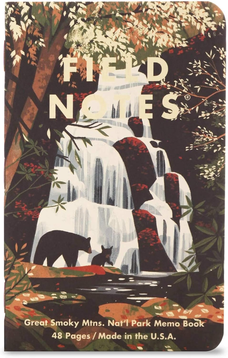 Field Notes: Original Kraft 3-Pack - Mixed Paper (1 Graph/Grid, 1 Ruled/Lined, 1 Plain/Blank) Memo Books - 48 Page Pocket Notebooks - 3.5" x 5.5"